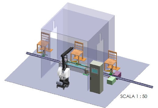 Robotlu Sandalye Koltuk Boyama